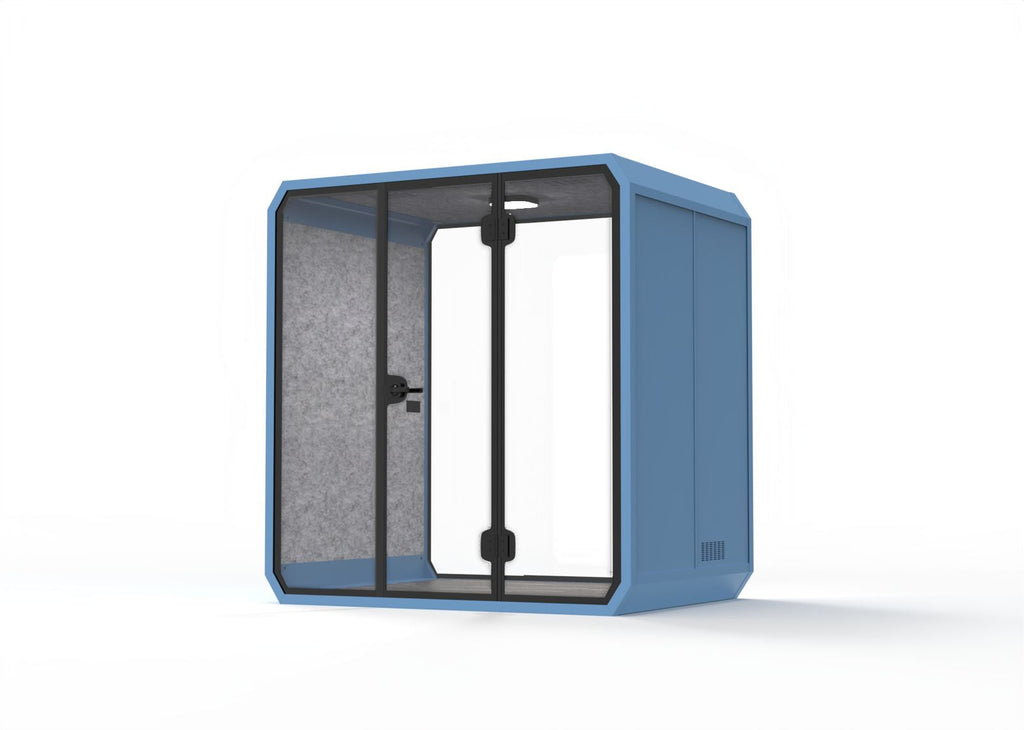 Suite L in pastelblauw