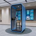 Suite S in blauw in een kantoor